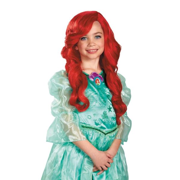 Peruca Pequena Sereia Ariel Infantil Luxo Peruca Pequena Sereia Ariel Infantil Luxo