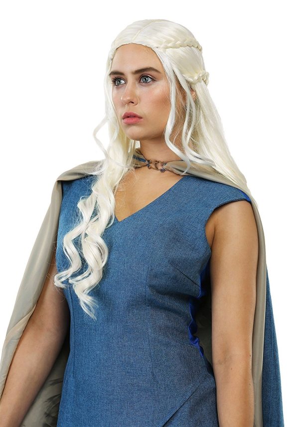 Peruca Rainha dos Dragões Daenerys Targaryen Khaleesi  Game of Thrones