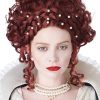 Peruca Rainha Elizabeth Elizabethan Adulto Luxo