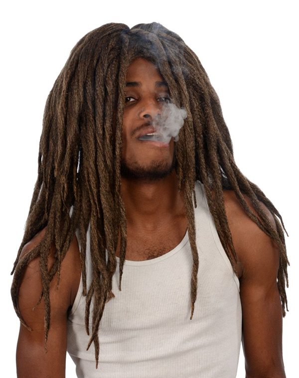 Peruca Rastafari Loiro Adulto