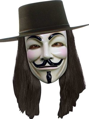 Peruca V de Vingança Vendetta Adulto