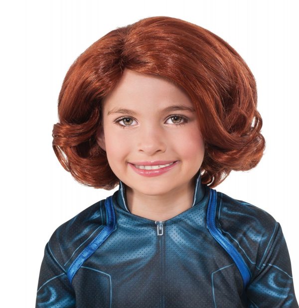 Peruca Viúva Negra Infantil Os Vingadores A Era de Ultron Peruca Viúva Negra Infantil Os Vingadores A Era de Ultron