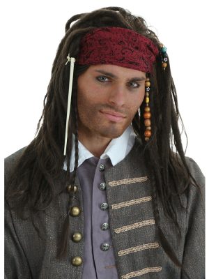 Peruca de Pirata Autentica Peruca de Pirata Autentica