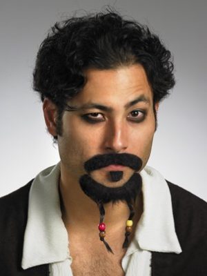 Cavanhaque e Bigode Piratas do Caribe