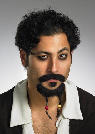 Cavanhaque e Bigode Piratas do Caribe