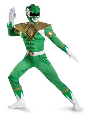 Fantasia Adulto Power Ranger Verde Luxo Fantasia Adulto Power Ranger Verde Luxo