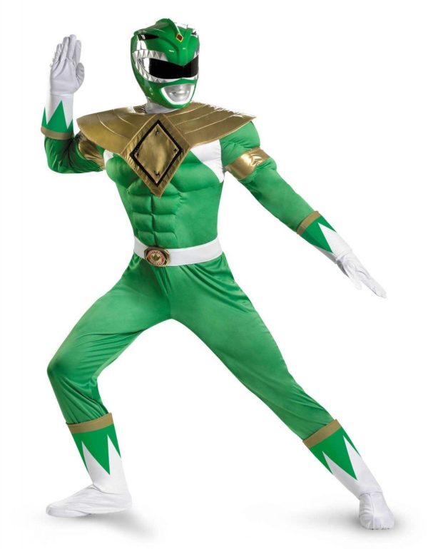 Fantasia Adulto Power Ranger Verde Luxo Fantasia Adulto Power Ranger Verde Luxo