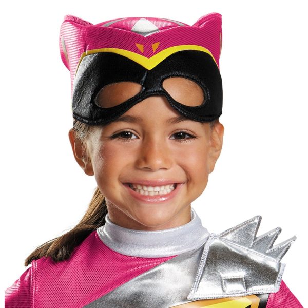 Fantasia Power Rangers Dino Charger Rosa Infantil Fantasia Power Rangers Dino Charger Rosa Infantil