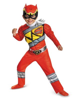 Fantasia Power Rangers Dino Charger Vermelho Infantil Fantasia Power Rangers Dino Charger Vermelho Infantil