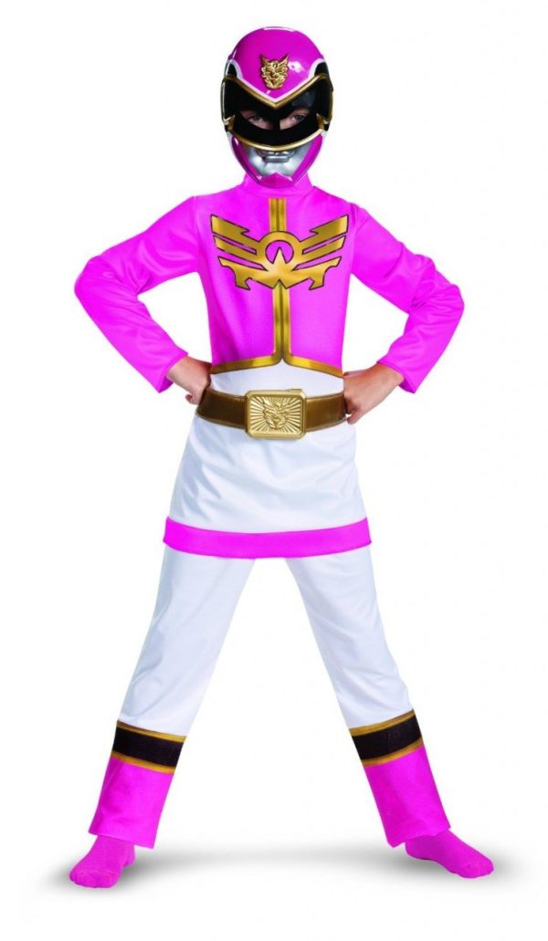 Fantasia Power Rangers Rosa Infantil Fantasia Power Rangers Rosa Infantil