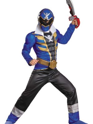 Fantasia Power Rangers Super Megaforce Azul Infantil Fantasia Power Rangers Super Megaforce Azul Infantil