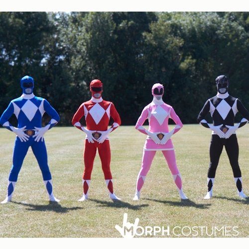 Fantasia Power Rangers Vermelho Luxo Fantasia Power Rangers Amarelo Luxo