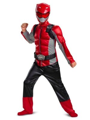 Fantasia Power Rangers Morfador Vermelho Luxo Infantil Fantasia Power Rangers Morfador Vermelho Luxo Infantil