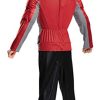Fantasia Power Rangers Morfador Vermelho Luxo Infantil