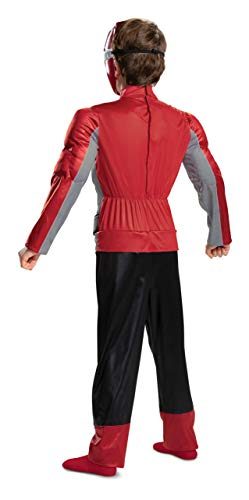 Fantasia Power Rangers Morfador Vermelho Luxo Infantil