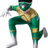 Fantasia Power Rangers Verde Infantil Luxo
