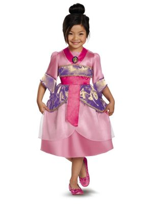 Fantasia Mulan Brilhante Clássica Infantil Fantasia Mulan Brilhante Clássica Infantil