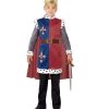 Fantasia Rei Arthur Guerreiro Medieval Luxo Infantil