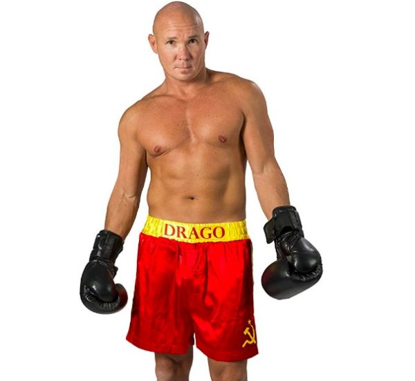 Capa DragoRocky Balboa Sylvester Stallone Boxer Adulto Luxo Capa DragoRocky Balboa Sylvester Stallone Boxer Adulto Luxo