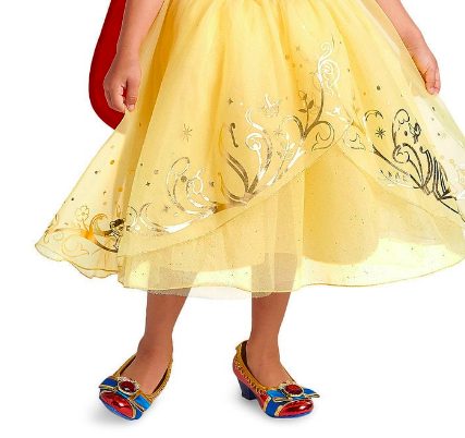 Sandália Branca de Neve Infantil Luxo Sandália Branca de Neve Infantil Luxo