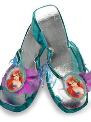 Sandália Pequena Sereia Ariel de Salto Infantil