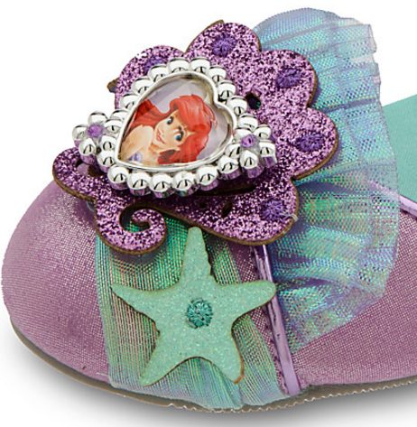 Sandália Pequena Sereia Ariel Luxo Infantil Sandália Pequena Sereia Ariel Luxo Infantil