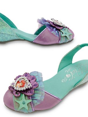 Sandália Pequena Sereia Ariel Luxo Infantil