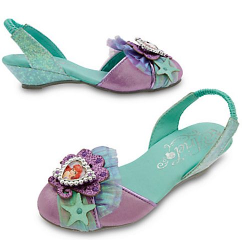Sandália Pequena Sereia Ariel Luxo Infantil Sandália Pequena Sereia Ariel Luxo Infantil