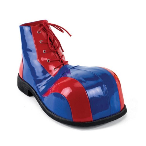 Sapato de Palhaço Azul e Vermelho Sapato de Palhaço Azul e Vermelho