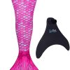 Cauda Sereia Luxo Infantil Rosa