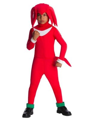 Fantasia Infantil Sonic Geração Knuckles Echidna Luxo Fantasia Infantil Sonic Geração Knuckles Echidna Luxo