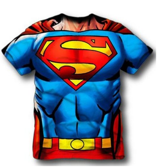 Camiseta do Super Homem Infantil Camiseta do Super Homem Infantil