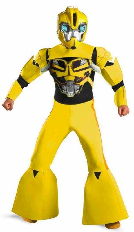 Fantasia Infantil Transformers Animado Bumblebee Super Luxo