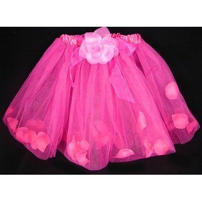 Fantasia Infantil Tutu de Tule Floral Pink Fantasia Infantil Tutu de Tule Floral Pink
