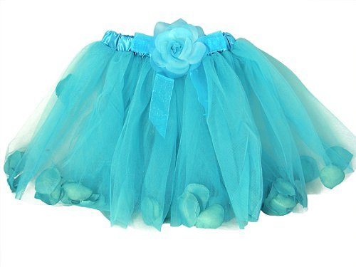 Fantasia Infantil Tutu de Tule Floral Verde Piscina Fantasia Infantil Tutu de Tule Floral Verde Piscina