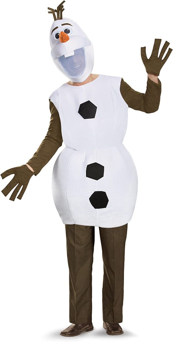 Fantasia Olaf Boneco de Neve Uma Aventura Congelante Adulto