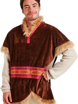Fantasia Túnica Kristoff Uma Aventura Congelante Adulto Fantasia Túnica Kristoff Uma Aventura Congelante Adulto