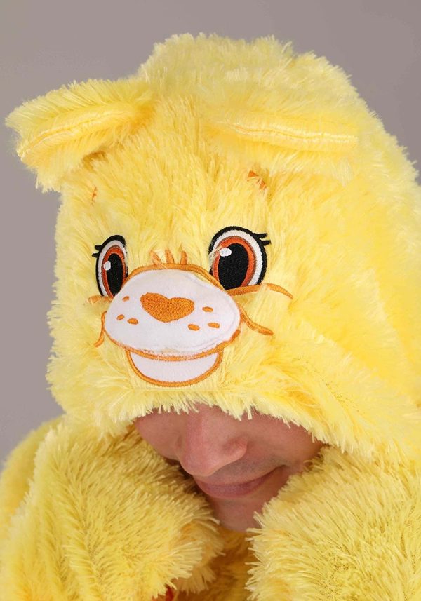 Fantasia Ursinho Carinhoso Amarelo Adulto Luxo