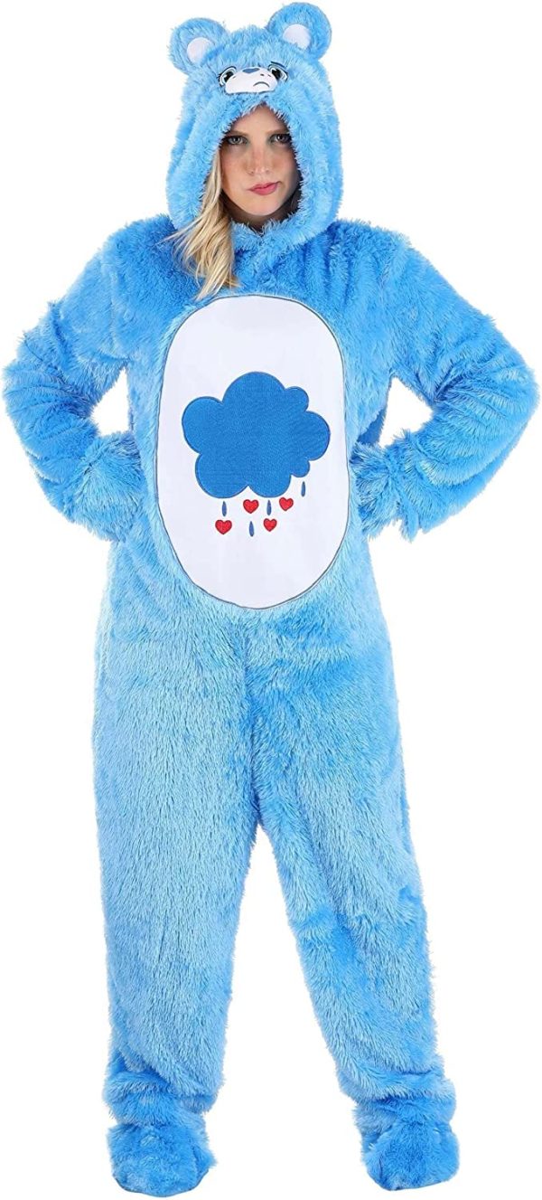 Fantasia Ursinho Carinhoso Azul Adulto Luxo Fantasia Ursinho Carinhoso Azul Adulto Luxo