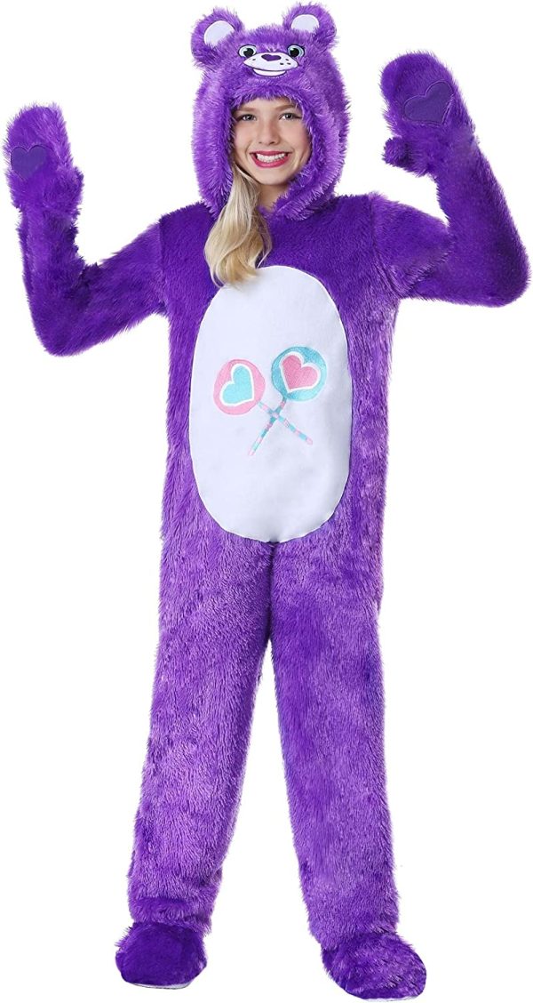 Fantasia Ursinho Carinhoso Lilás Infantil Luxo