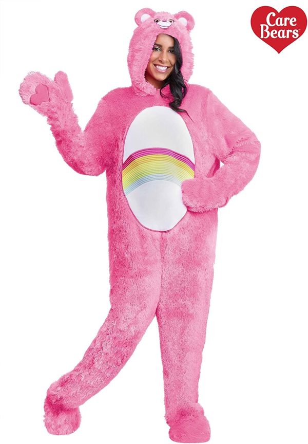 Fantasia Ursinho Carinhoso Rosa Adulto Luxo Fantasia Ursinho Carinhoso Rosa Adulto Luxo