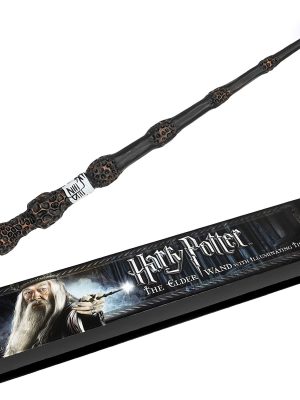 Varinha Harry Potter Dumbledor Luxo com Luz Varinha Harry Potter Dumbledor Luxo com Luz
