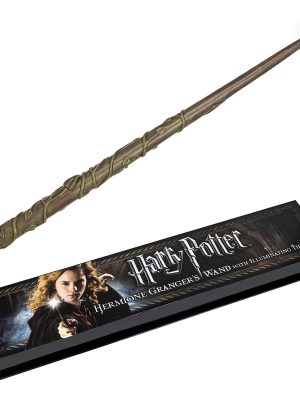 Varinha Harry Potter Hermione Luxo com Luz Varinha Harry Potter Hermione Luxo com Luz