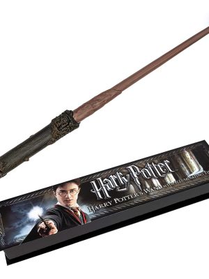 Varinha Harry Potter Luxo com Luz Varinha Harry Potter Luxo com Luz