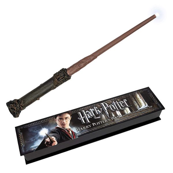 Varinha Harry Potter Luxo com Luz Varinha Harry Potter Luxo com Luz
